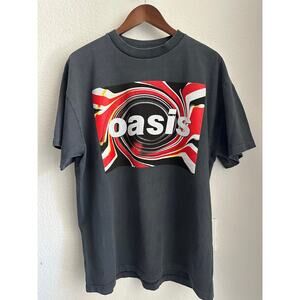 Oasis "On Tour" Reprint Single Stitch T-shirt Screen Stars Tag